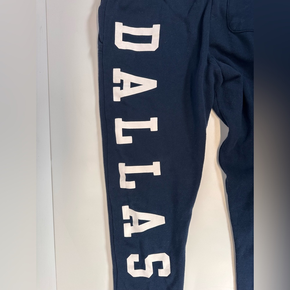 NFL Dallas Cowboys Womens Navy Joggers with Logo - Picture 8 of 9